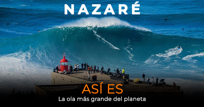Ola de Nazaré, cómo se forma